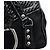 Dolce & Gabbana Mini borsa in raso nero effetto pitone e strass - vista 7