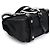 Dolce & Gabbana Mini borsa in raso nero effetto pitone e strass - vista 8
