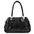 Chloé Borsa Tote Bay in pelle verniciata nera