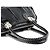 Chloé Borsa Tote Bay in pelle verniciata nera - vista 13