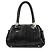 Chloé Borsa Tote Bay in pelle verniciata nera - vista 3