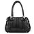 Chloé  mala Tote Bay em couro patente acolchoado preto