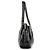 Chloé  mala Tote Bay em couro patente acolchoado preto - vista 2