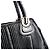 Chloé  mala Tote Bay em couro patente acolchoado preto - vista 8