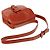 Prada Borsa crossbody in pelle Saffiano marrone chiaro - vista 12
