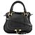 Chloé Borsa Marcie 2-Way piccola in pelle nera