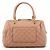 Marc Jacobs Bolsa Bowling em couro acolchoado Rosa Bege - vista 3