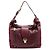 Marc Jacobs Bolsa de ombro em couro roxo com fivela