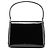 Gucci Borsa a spalla G in pelle verniciata nera - vista 5