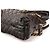 Marc Jacobs  mala 2-Way em pele acolchoada castanho escuro - vista 13