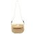 Prada Borsa a tracolla con patta B7185 Ivory Spazzolato Fume