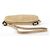 Prada Borsa a tracolla con patta B7185 Ivory Spazzolato Fume - vista 4