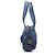 Marc Jacobs Borsa Tote in pelle con tasche blu navy - vista 2