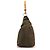 Bamboo Gucci Borsa a tracolla in tela e bambù Olive - vista 2