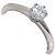 Autre Marque Tiffany & Co. Solitär-Diamantring aus Platin 950