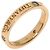 Autre Marque Anello Tiffany & Co. Flat Band con 3 diamanti in oro rosa 18K - vista 2