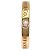 Autre Marque Anello Tiffany & Co. Flat Band con 3 diamanti in oro rosa 18K - vista 3