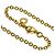Bulgari Collana a catena Bvlgari in oro giallo 18K - vista 3