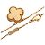 Collana Van Cleef & Arpels Alhambra Pink Sable Diamond - vista 2
