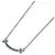 Autre Marque Collana Tiffany & Co. T Smile Mini in topazio blu