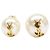 Orecchini asimmetrici Yves Saint Laurent Cassandra Logo
