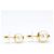 Orecchini asimmetrici Yves Saint Laurent Cassandra Logo - vista 4
