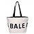 Balenciaga Logo Canvas Leder Tote Bag