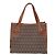 Borsa Fendi Zucchino in tela e pelle