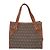 Borsa Fendi Zucchino in tela e pelle - vista 3