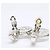 Orecchini a clip Chanel 97P Turnlock Coco Mark - vista 7