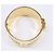 Bracciale rigido Chanel in metallo dorato - vista 5