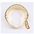 Bracciale rigido Chanel in metallo dorato - vista 6