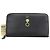 Fendi Black Leather Long Wallet