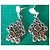 Autre Marque Sterlingsilber Ohrringe mit Amethyst und Granat - Ansicht 2