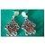 Autre Marque Sterlingsilber Ohrringe mit Amethyst und Granat - Ansicht 3