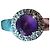 Balenciaga Silberring mit lila Stein