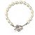 Autre Marque Bracciale Cuore Aperto Elsa Peretti in Perle d'Acqua Dolce 925 Tiffany & Co.
