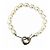 Autre Marque Bracciale Cuore Aperto Elsa Peretti in Perle d'Acqua Dolce 925 Tiffany & Co. - vista 2
