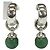 Autre Marque Orecchini a clip in jadeite Tiffany & Co.