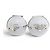 Prada 1I0239 Triangle Logo Crystal Ball Ohrringe