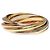 Anello Cartier Trinity 7 in oro tricolore - vista 4