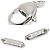Collana Chopard 750WG Happy Diamonds Icon da donna - vista 5