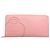 Autre Marque Cartera larga de piel rosa Tiffany & Co.