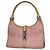 Borsa a mano Gucci Jackie rosa in pelle e tela