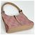 Borsa a mano Gucci Jackie rosa in pelle e tela - vista 2