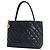 Borsa Tote Chanel Reissue in pelle di vitello granulata nera