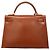 Hermès Borsa Hermes Kelly 32 Box Calf Fauve - vista 13
