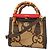 Borsa Gucci Diana marrone in pelle e tela