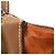 Tote Prada Shopper aus braunem Leder mit Dreiecks-Logo - Ansicht 10