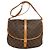 Borsa a spalla Louis Vuitton Saumur 35 - vista 2